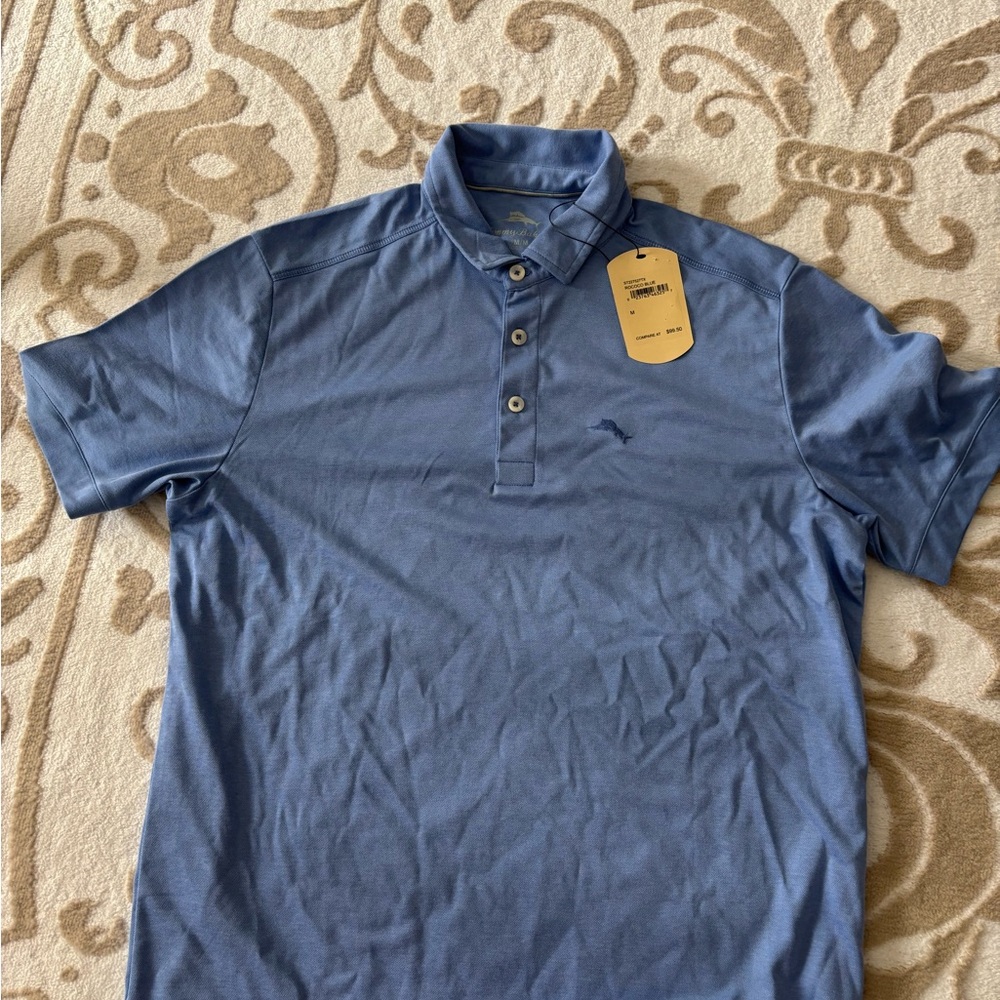 Tommy Bahama Men's Blue Polo Shirt
